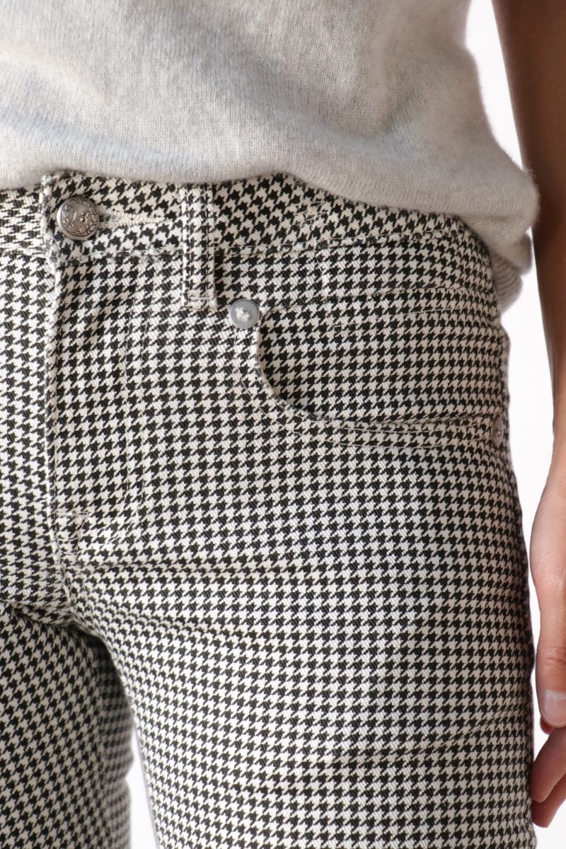 r13 boy straight in printed houndstooth bottoms r13 648800