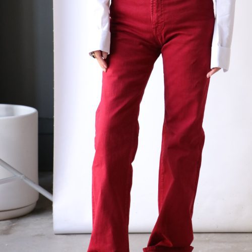 r13 jane jean in vivid red stretch bottoms r13 401775