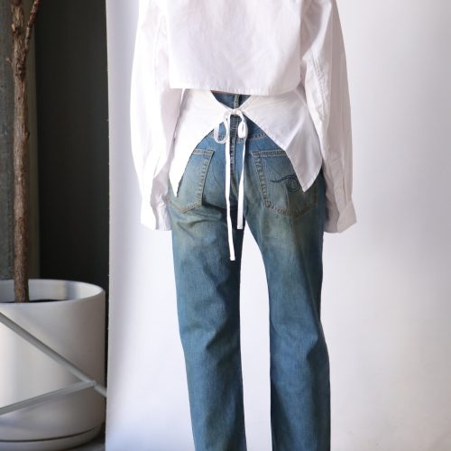 r13 open back shirt in white tops blouses r13 412733