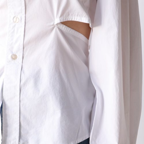 r13 open back shirt in white tops blouses r13 933415