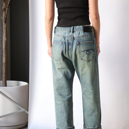 r13 x bf jeans in clinton blue bottoms r13 880351