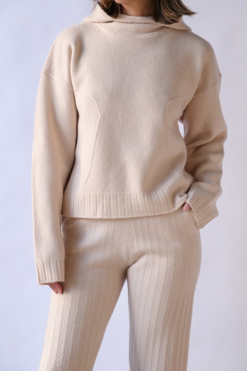 rachel comey alps hoodie in cream sweatshirts rachel comey 814505