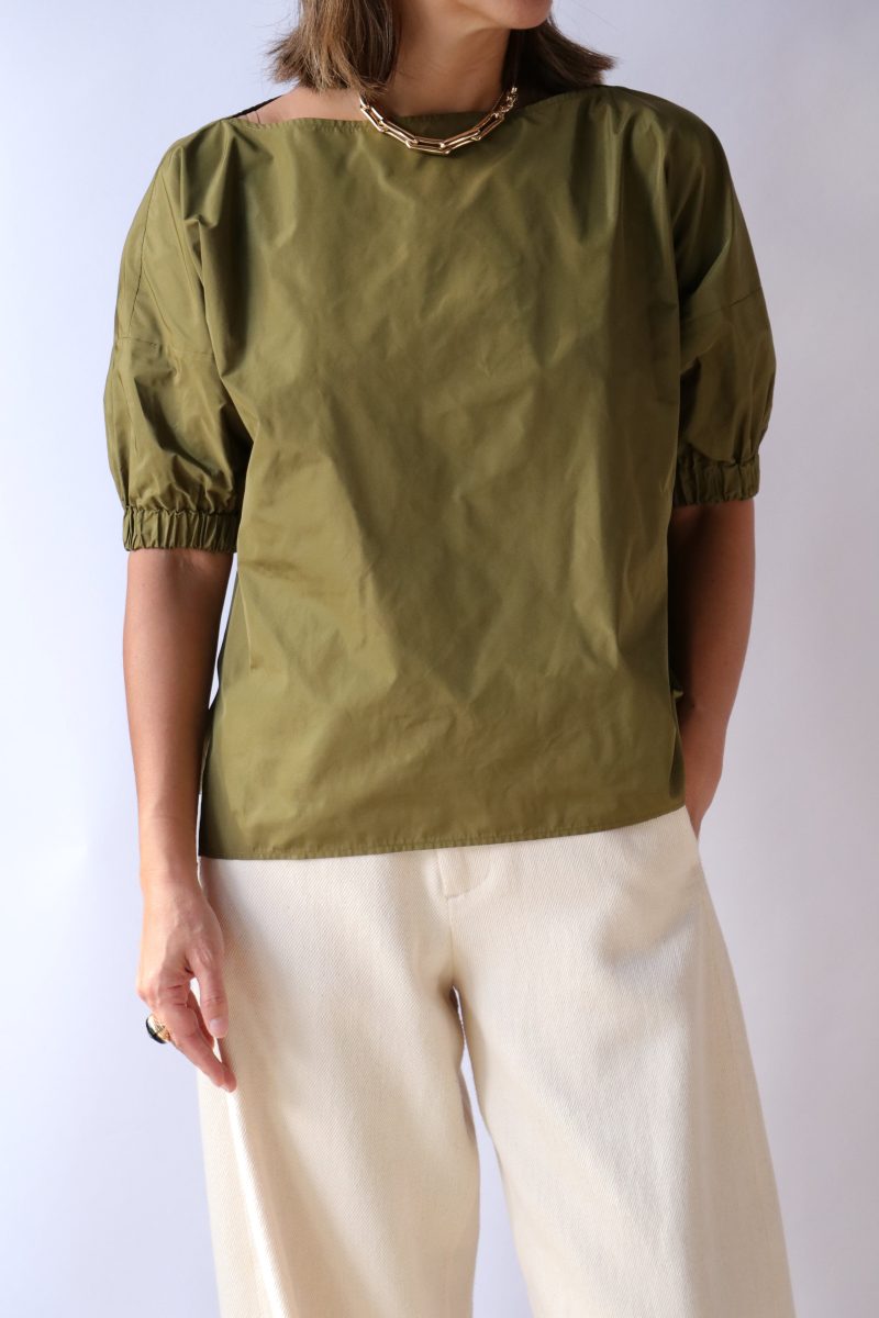 rachel comey ballaton top in olive tops blouses rachel comey 561976