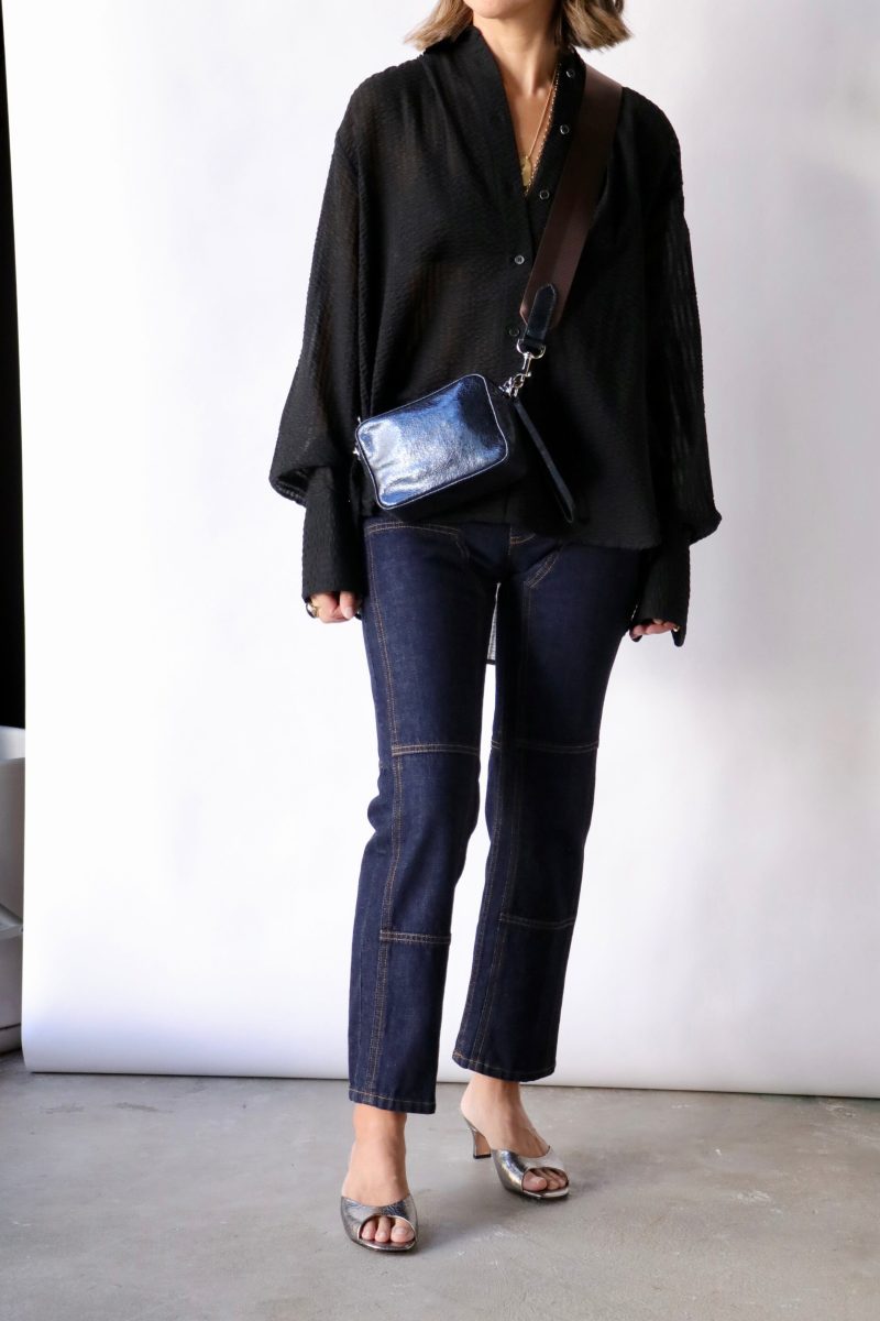 rachel comey becker top in black tops blouses rachel comey 360959