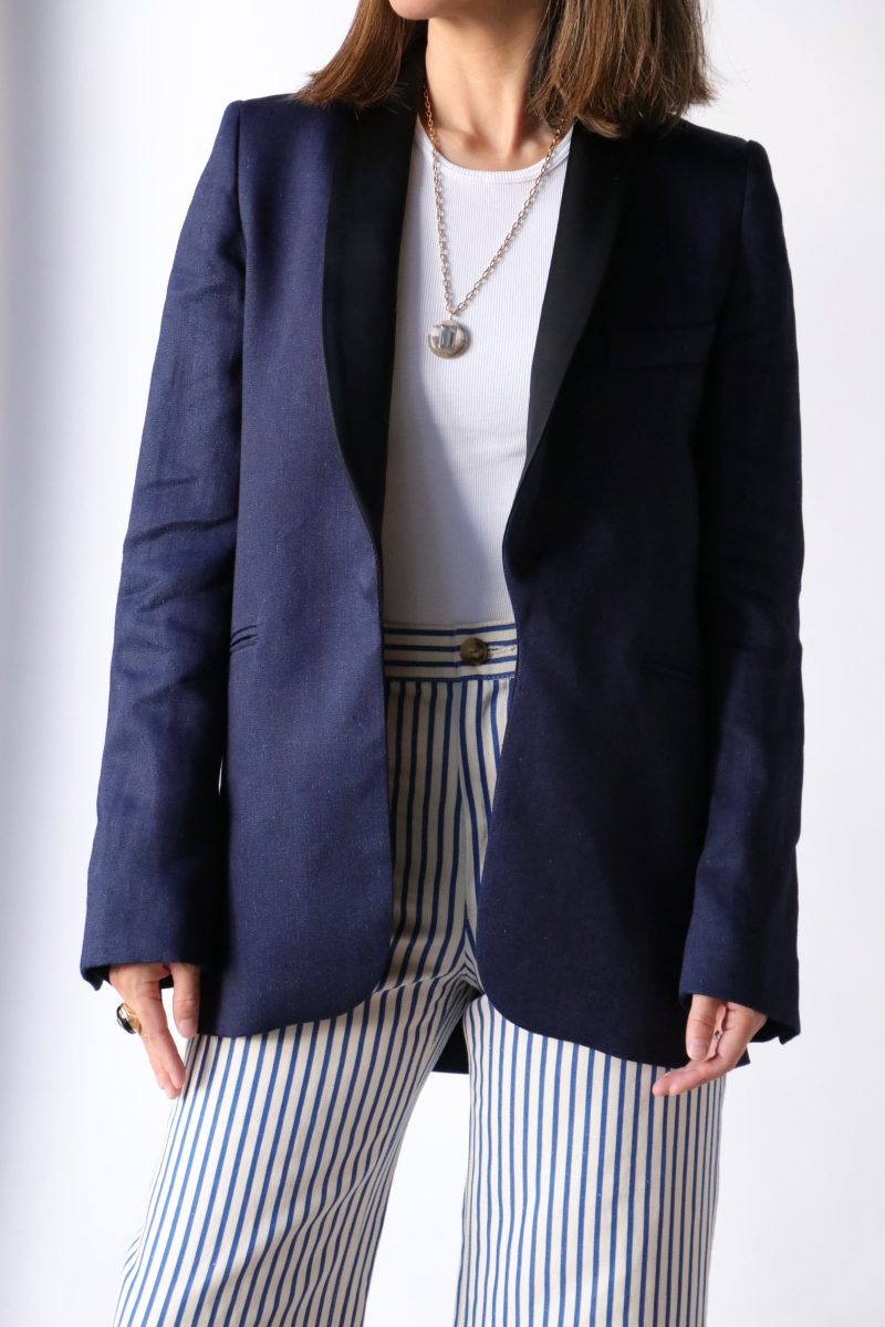 rachel comey boel blazer in indigo outerwear rachel comey 695132