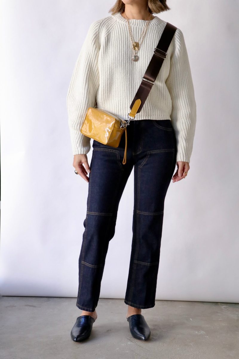 rachel comey cowell crossbody in mustard accessories rachel comey 399252