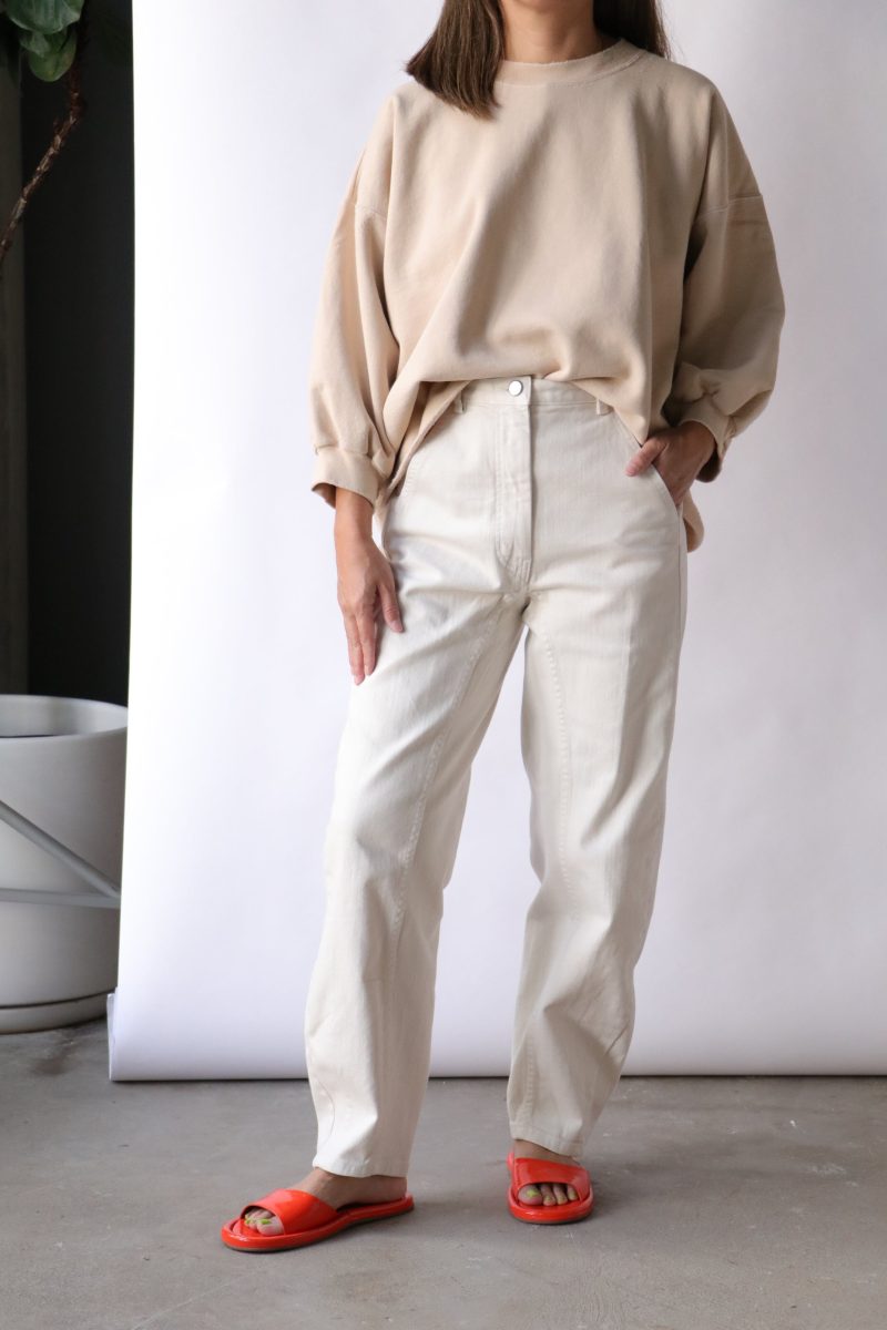 rachel comey fond sweatshirt in beige sweatshirts rachel comey 548689