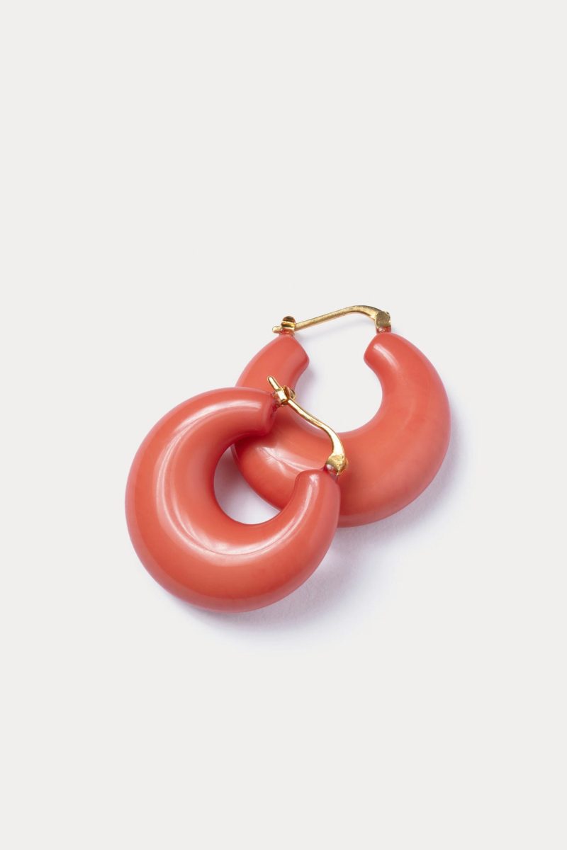 rachel comey grass earrings in coral jewelry rachel comey 482994