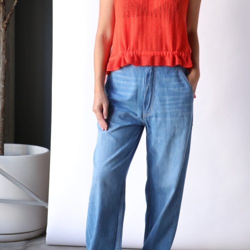 rachel comey presley pant in indigo bottoms rachel comey 667059