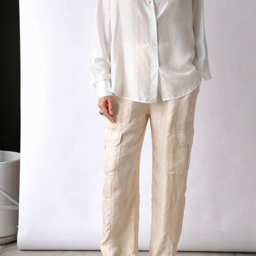 raquel allegra brentwood shirt in washed white tops blouses raquel allegra 982631