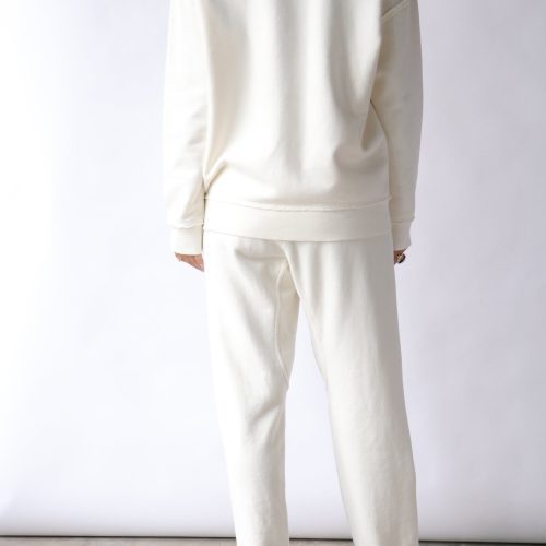 raquel allegra dillon sweatpants in dirt white bottoms raquel allegra 156479