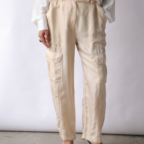 raquel allegra elysian pant in cream bottoms raquel allegra 365309