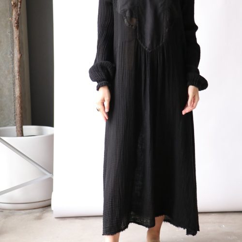 raquel allegra malia midi dress in faded black dresses raquel allegra 282110