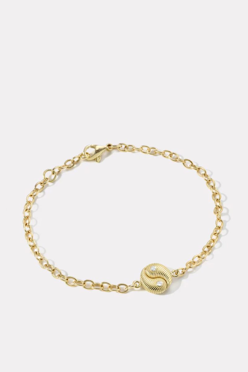 retrouvai double sided mini yin yang bracelet jewelry retrouvai 177669