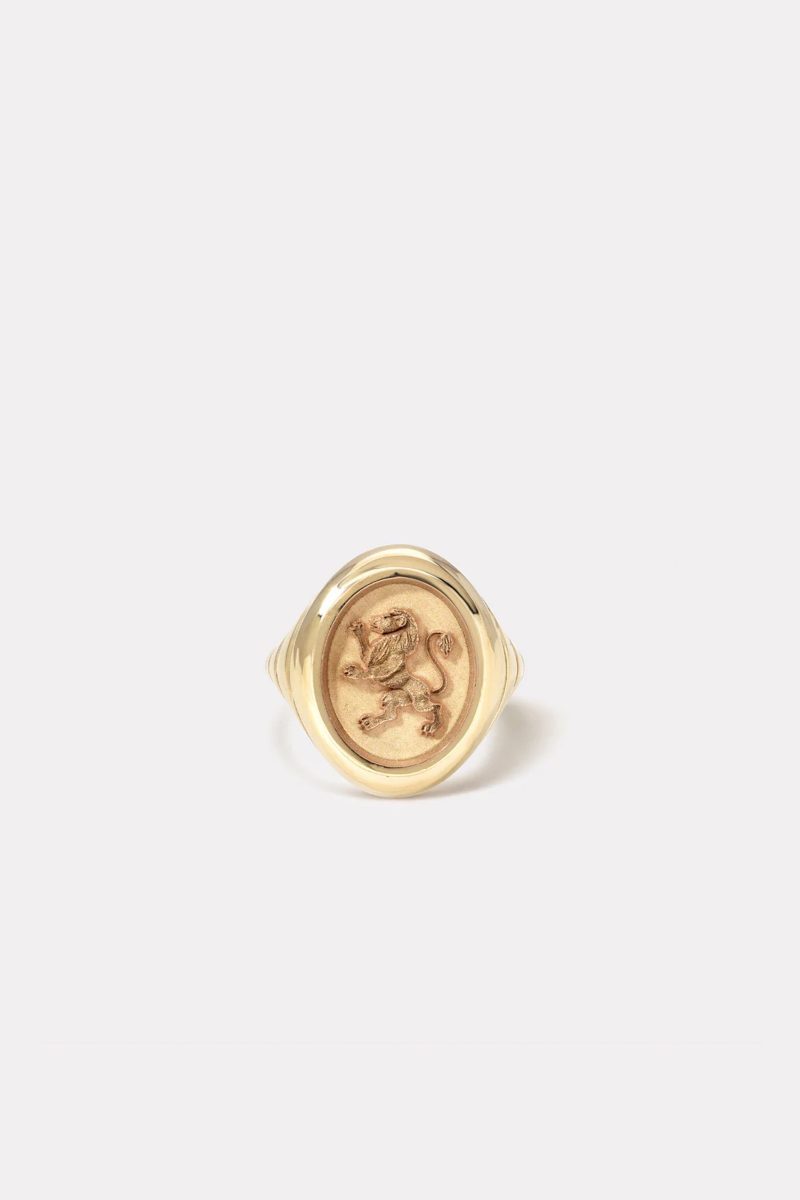 retrouvai grandfather fantasy signet ring lion jewelry retrouvai 767382