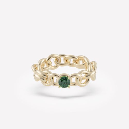 spinelli kilcollin large fussed serpens ring w 5mm emerald jewelry spinelli kilcollin 556568