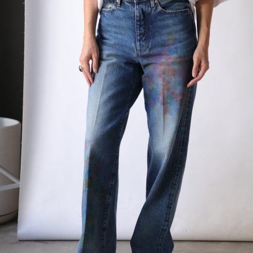 tanaka the jean trousers in bloom bottoms tanaka 122279