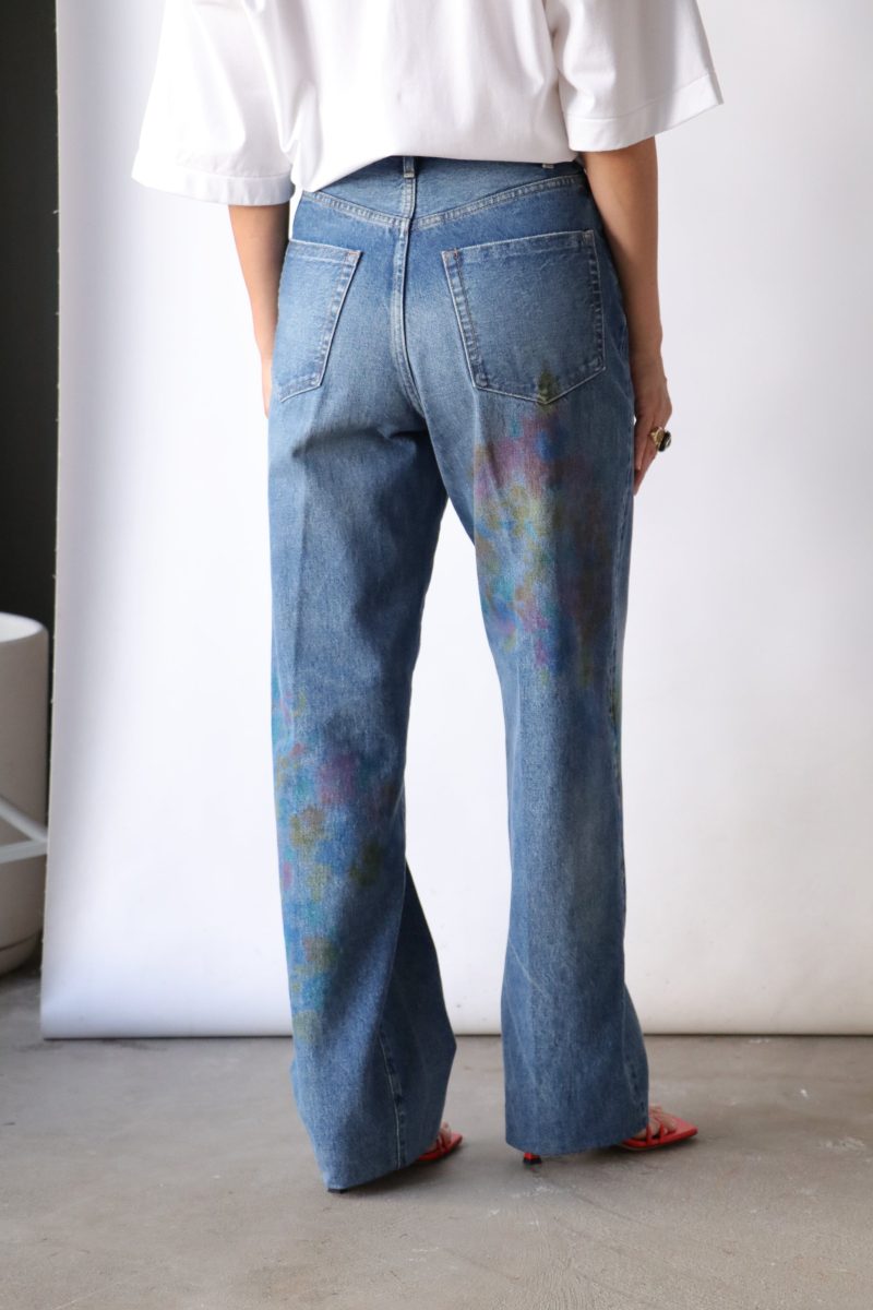 tanaka the jean trousers in bloom bottoms tanaka 418510